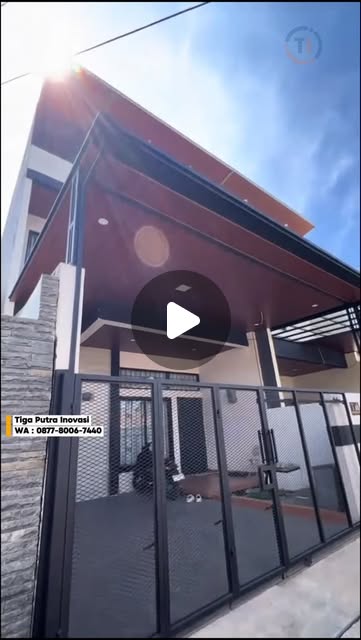 Pagar dan teralis besi minimalis untuk carport rumah